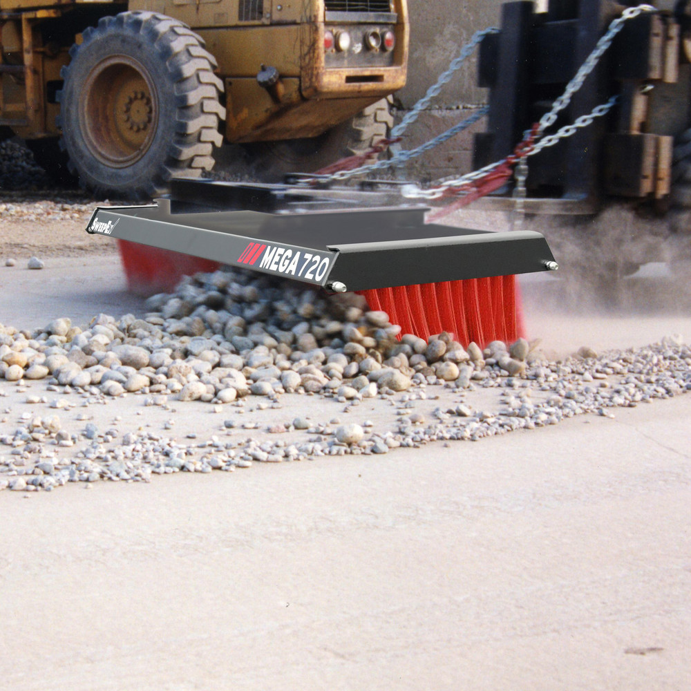 Sweepex SWEEPEX Broom: Heavy Duty, Outdoor, 72 in x 11 in, 11 Rows, Polypropylene - SMB-720