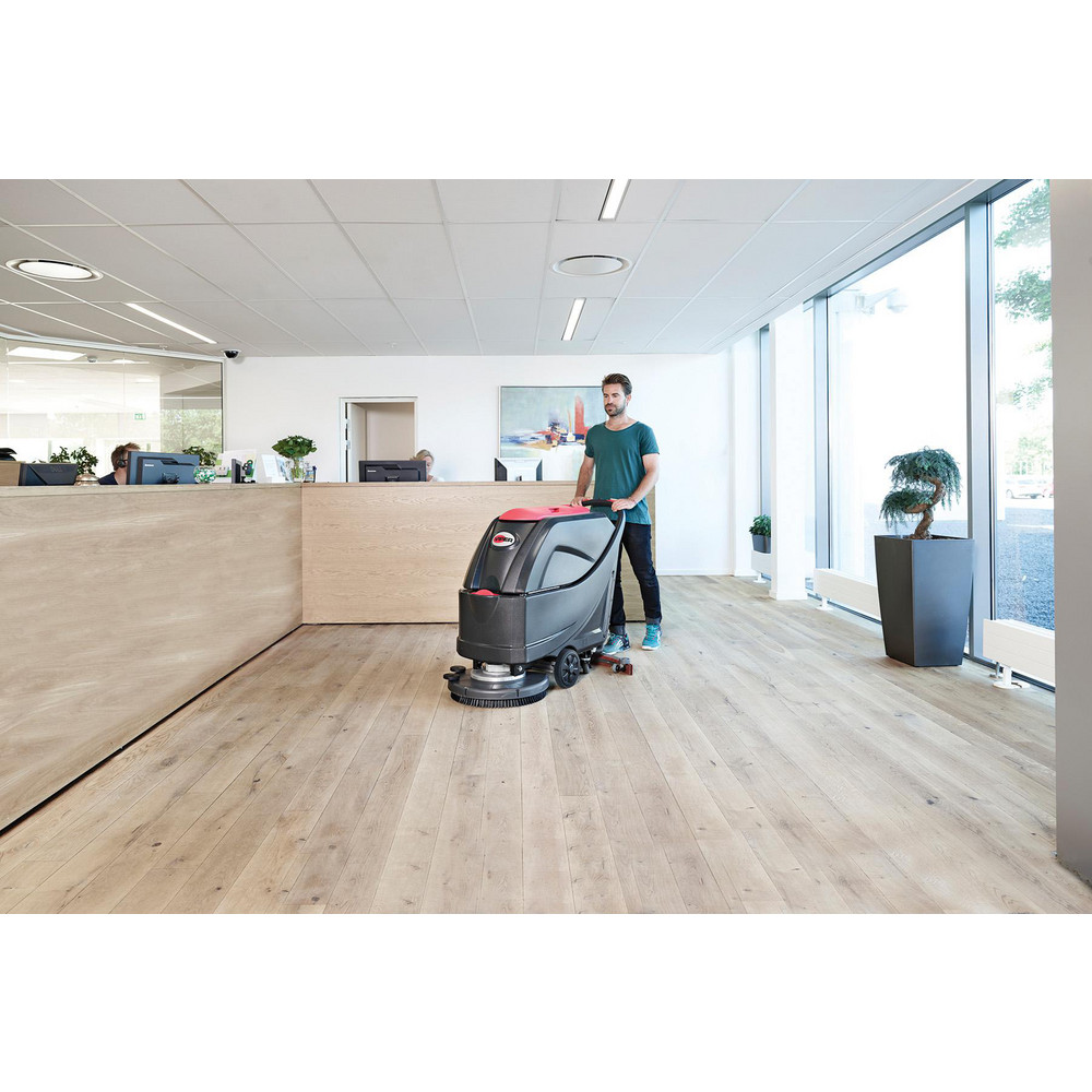 Nilfisk Floor Buffers, Polishers & Scrubbers: Product Type: Floor Scrubber; Power Source: Battery; Cleaning Width: 20 in - AS5160-TPPL