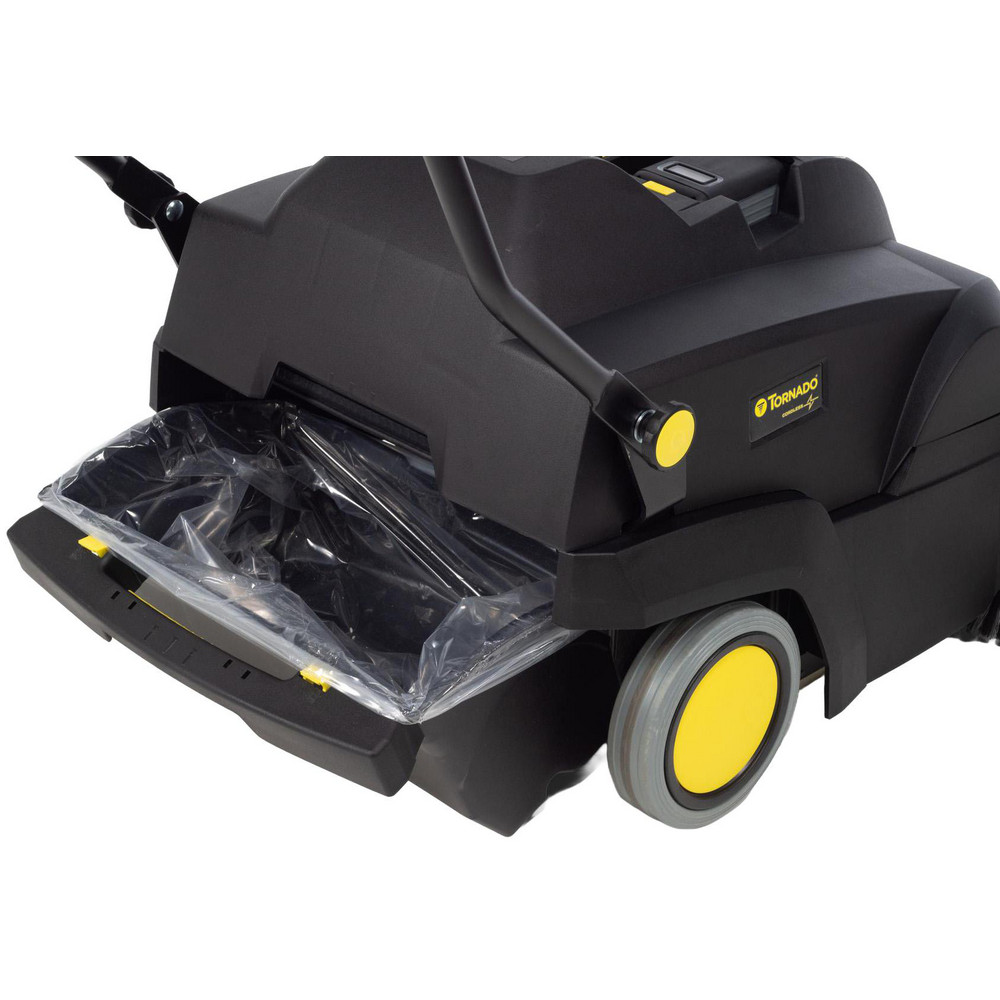 Value Collection Floor & Carpet Sweepers: Walk-Behind Sweeper, Double Brush, 26, 18, Battery - TV400-W26-U