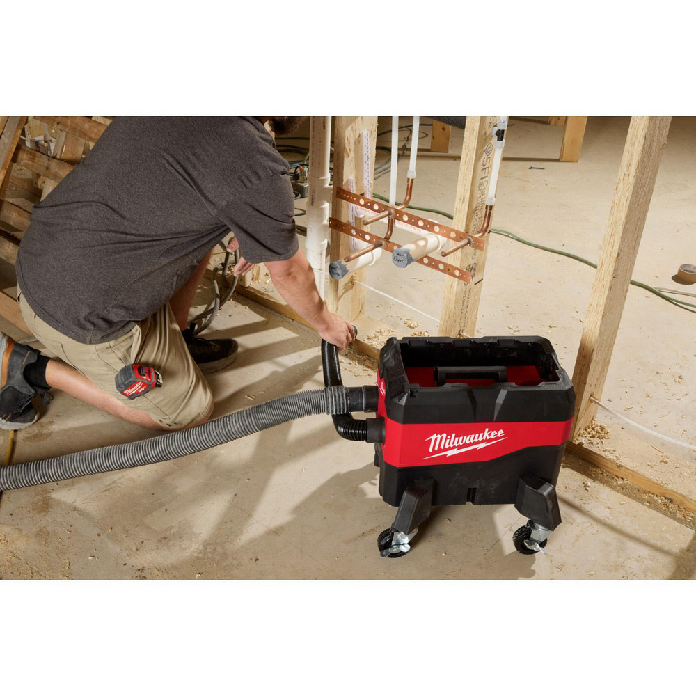 Milwaukee Tool Vacuum Cleaner Repair Parts: Part Type: Casters; Compatible Vacuum Type: Wet/Dry Vacuum; For Use With: PACKOUT Compact Debris Separator - 49-90-2201