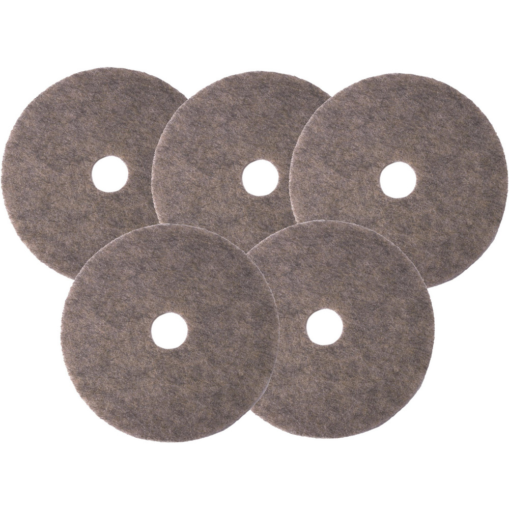 PRO-SOURCE Floor Pads, Bonnets & Screens: Type: Burnishing Pad; Product Type: Floor Pad; Material: Natural Hair, Non-Woven Polyester - 7000126625