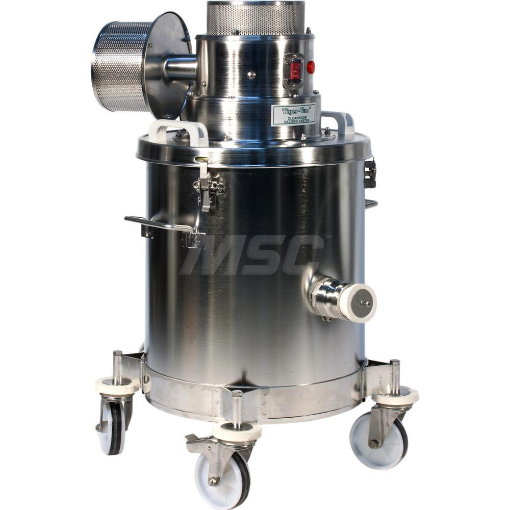 Tiger-Vac Personnel Cleaning Station & HEPA Cleaner: Electric, HEPA Filter, 2 gal Capacity - 113386A