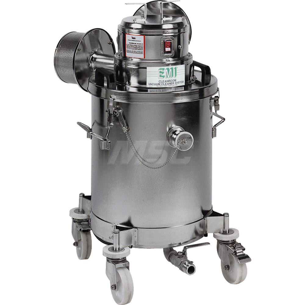 Tiger-Vac Personnel Cleaning Station & HEPA Cleaner: Electric, HEPA Filter, 2 gal Capacity - 113386A