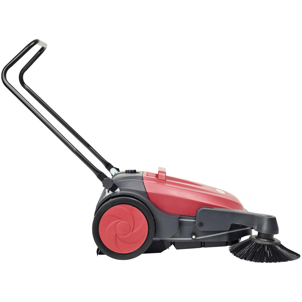 Nilfisk Floor & Carpet Sweepers: Walk-Behind Sweeper, Double Brush, 27.5, Manual - 50000504