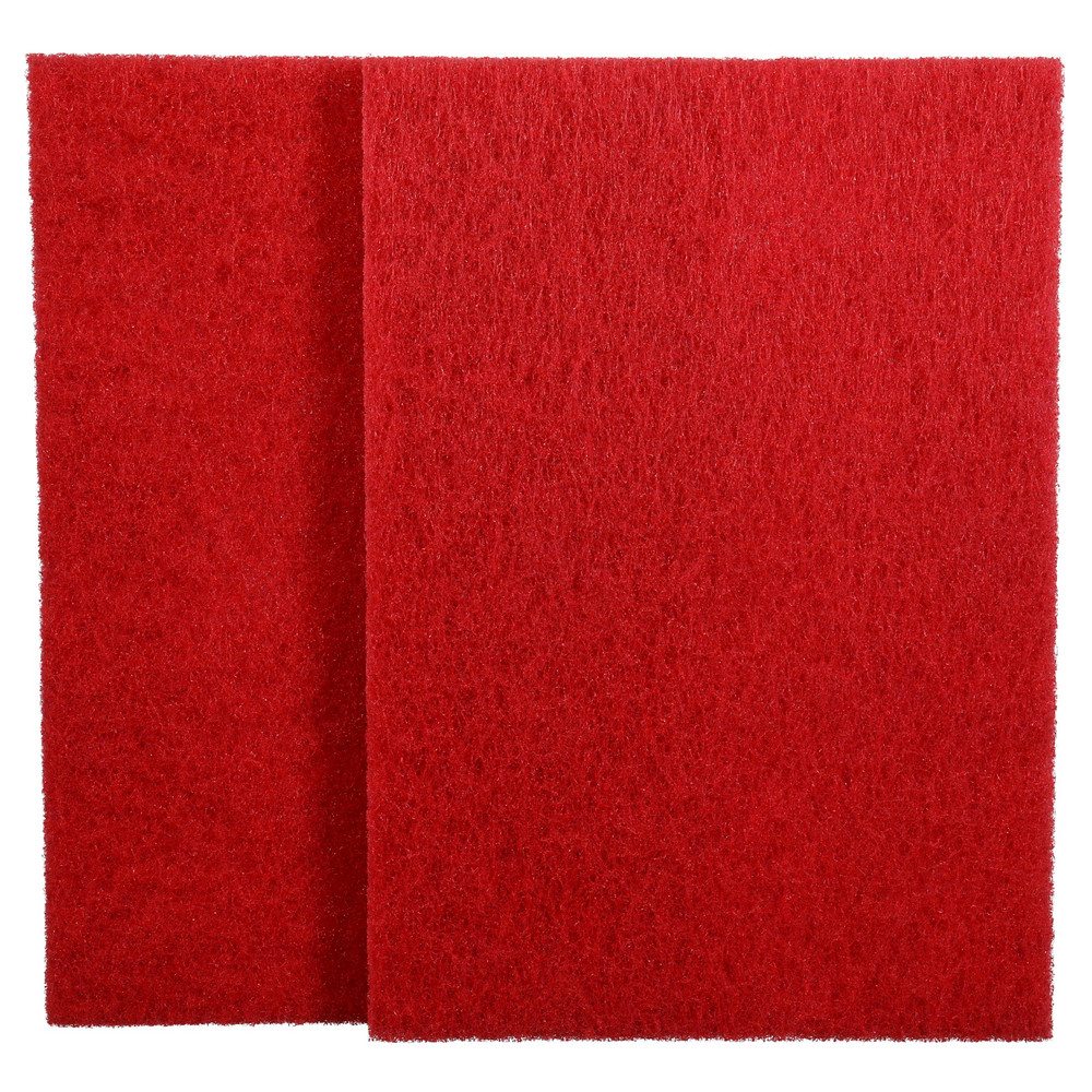 3M Floor Pads, Bonnets & Screens: Type: Niagara™ Red Buffing Pad 5100N; Product Type: Floor Pad; Material: Non-Woven Polyester, Non-Woven Nylon - 7010341097