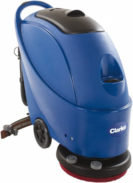 Minuteman Floor Scrubber: Electric, 12" Cleaning Width, 1 hp, 650 RPM - M12110