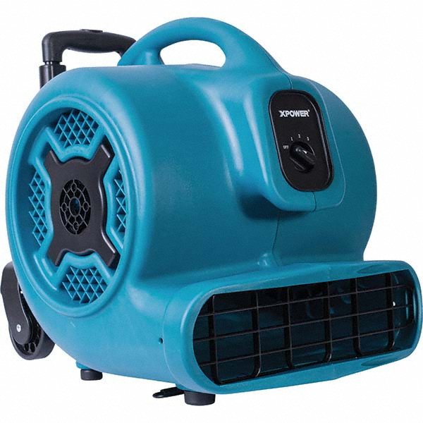 XPower Manufacturing Carpet & Floor Dryers: Application: Drying tight spaces such as crawl spaces, under counters, inside cabinets, bathrooms, auto interiors; Horsepower: 1/4; Airflow Direction: Horizontal; Minimum Air Flow: 925 CFM - P-230AT-GREEN