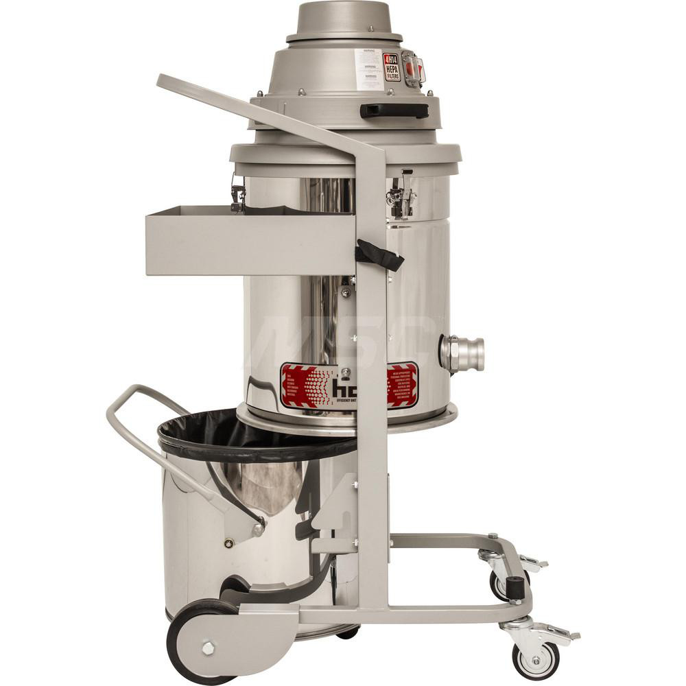 Tiger-Vac Explosion-Proof, Pneumatic HEPA, Dry & Wet Cleaner: Air, HEPA Filter, 17 gal Capacity - 110276