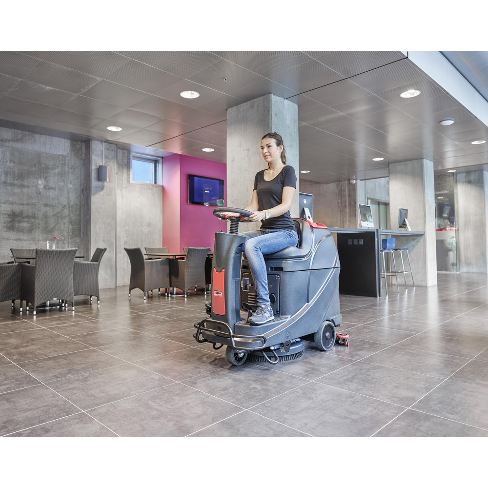 Nilfisk Floor Buffers, Polishers & Scrubbers: Product Type: Floor Scrubber; Power Source: Battery; Cleaning Width: 20 in - 56385072