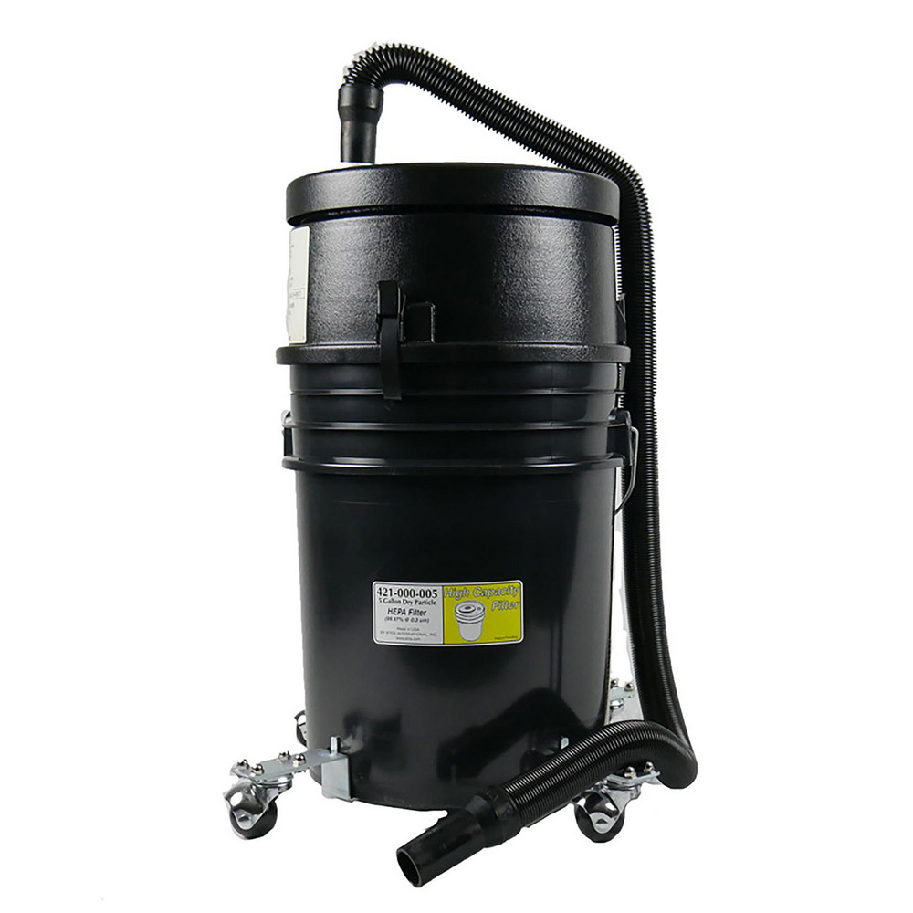 Tiger-Vac Pneumatic Cleaner: Air, HEPA Filter, 6.6 gal Capacity - 111388