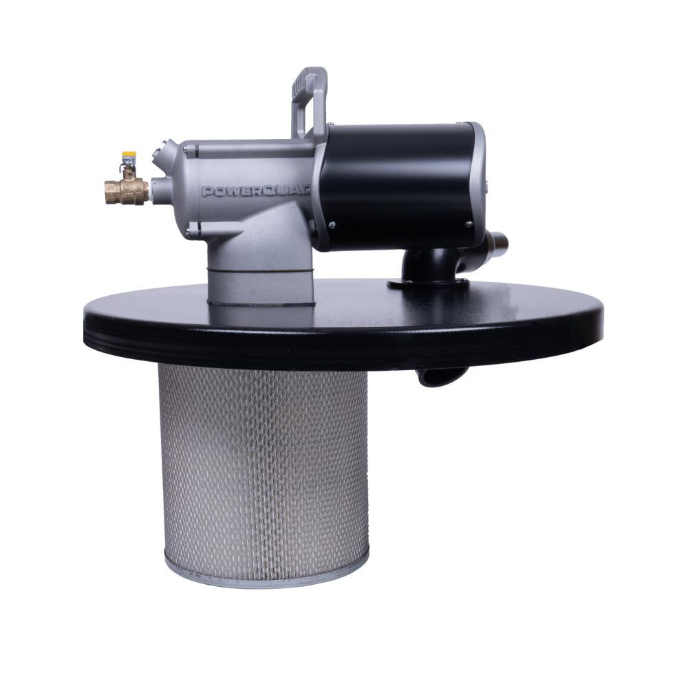 Dustless Technologies Drum-Top Vacuum Heads: Electric, 30, Wet Drum Vacuum Head, Standard - H0902