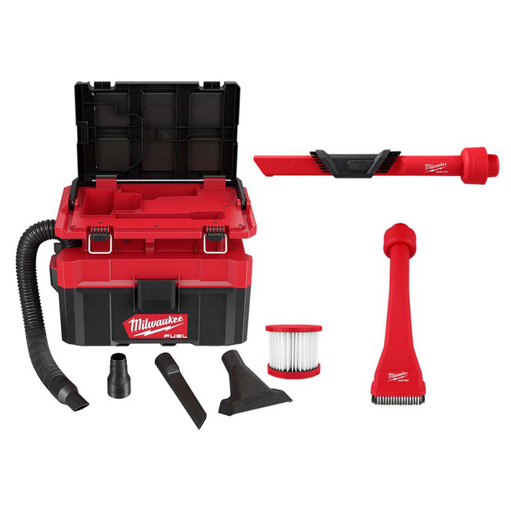Milwaukee Tool Wet/Dry Vacuum: Battery, 2.5 gal - 4813289/4431427