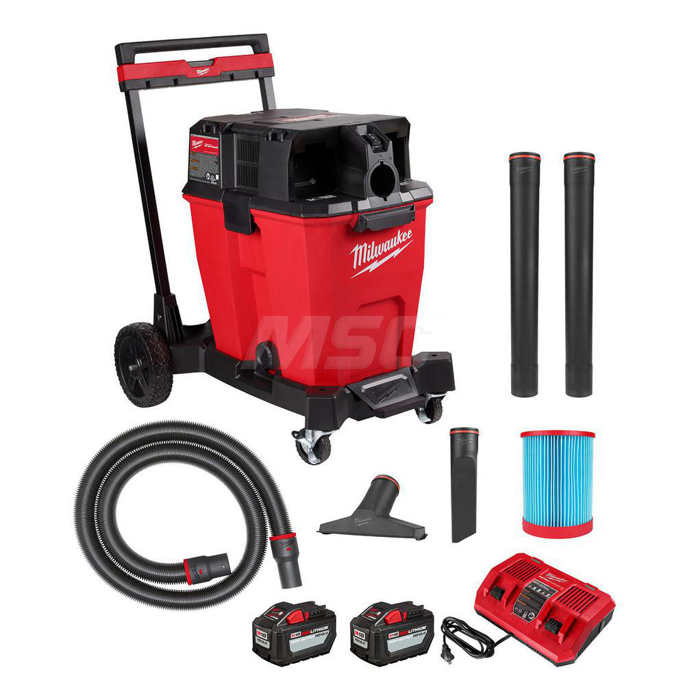 Milwaukee Tool Wet/Dry Vacuum: Battery, 2.5 gal - 4813289/4431427