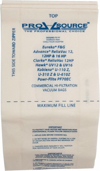 PRO-SOURCE Pack of 10 Paper Vacuum Bags - PAP675
