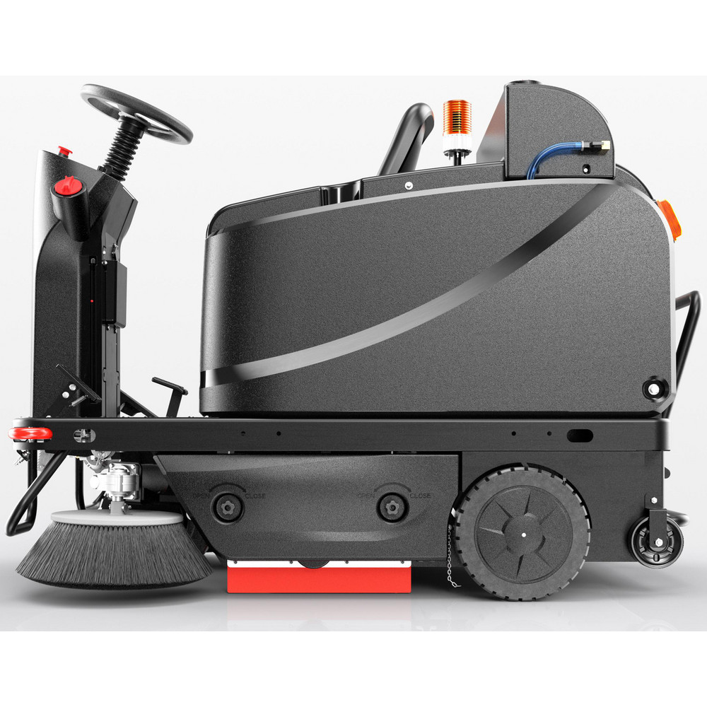 Nilfisk Floor & Carpet Sweepers: Sweeper, Triple Brush, 53, Battery - ROS1300-242