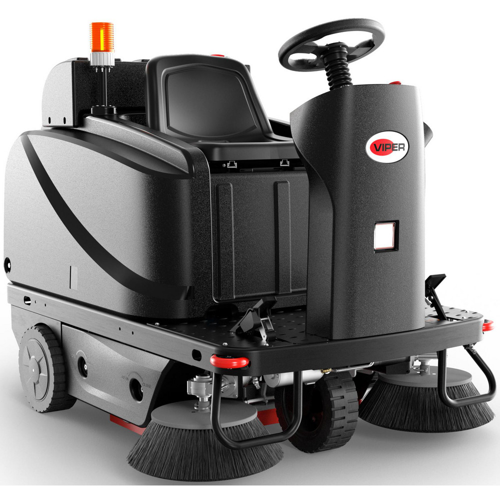 Nilfisk Floor & Carpet Sweepers: Sweeper, Triple Brush, 53, Battery - ROS1300-242