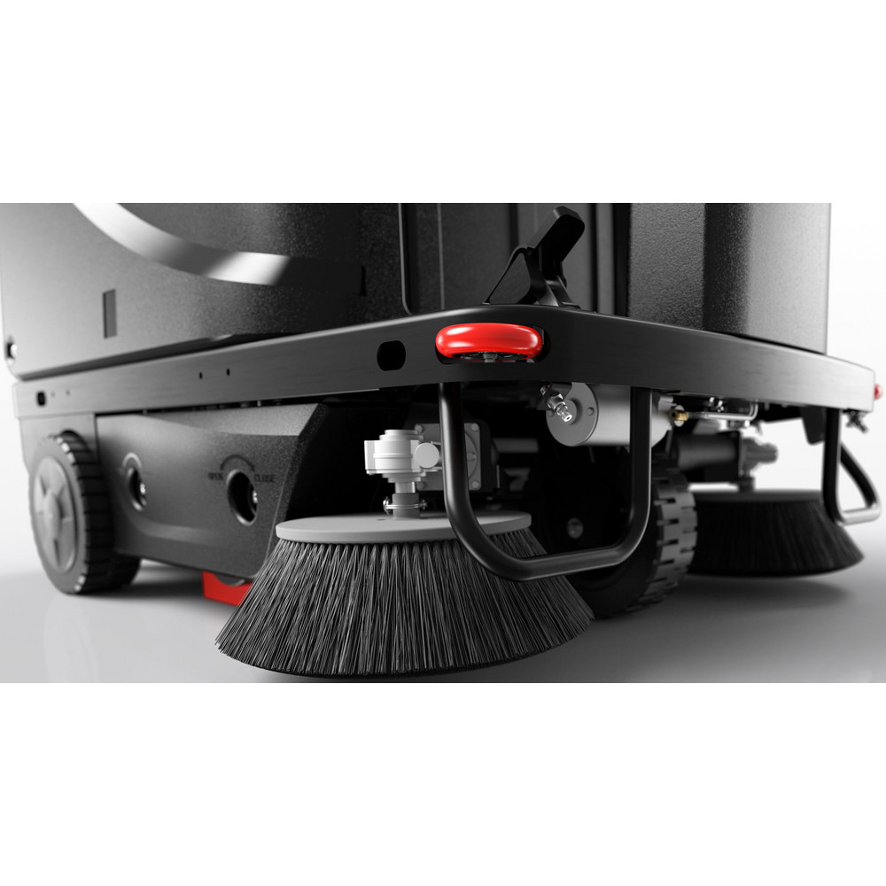 Nilfisk Floor & Carpet Sweepers: Sweeper, Triple Brush, 53, Battery - ROS1300-242