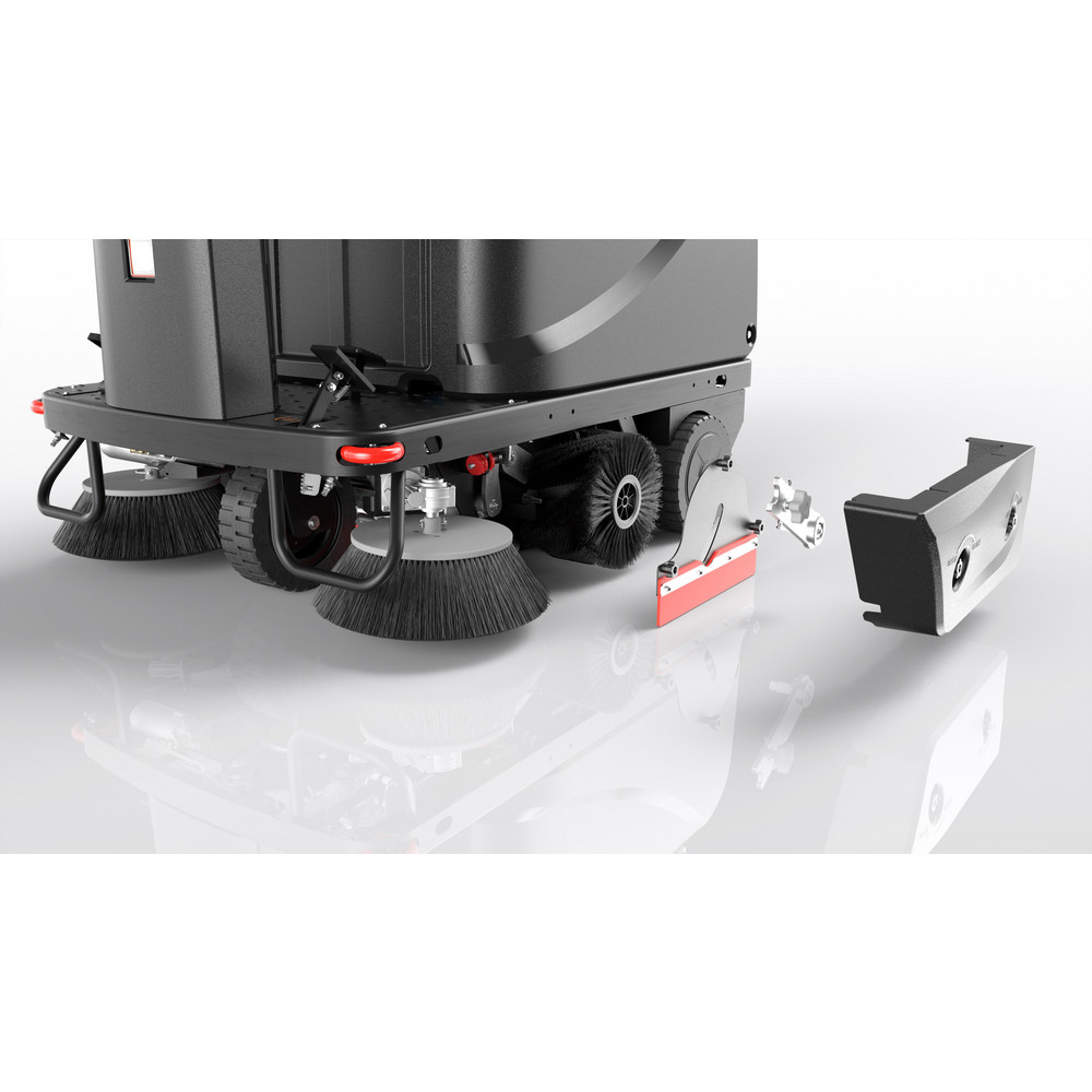 Nilfisk Floor & Carpet Sweepers: Sweeper, Triple Brush, 53, Battery - ROS1300-242