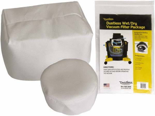 Dustless Technologies Vacuum Cleaner HEPA Cover Filter: Dry & Wet Pickup, HEPA Filter - 13301