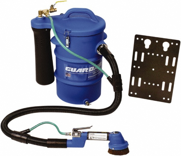Tiger-Vac Explosion-Proof & Pneumatic HEPA Cleaner: Air, HEPA Filter, 3.4 gal Capacity - 110319