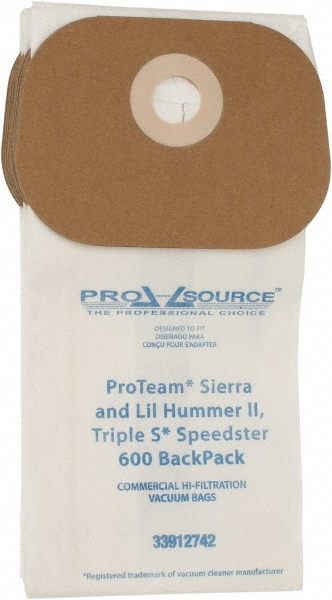 PRO-SOURCE Pack of 10 Meltblown Polypropylene & Paper Vacuum Bags - PAP695