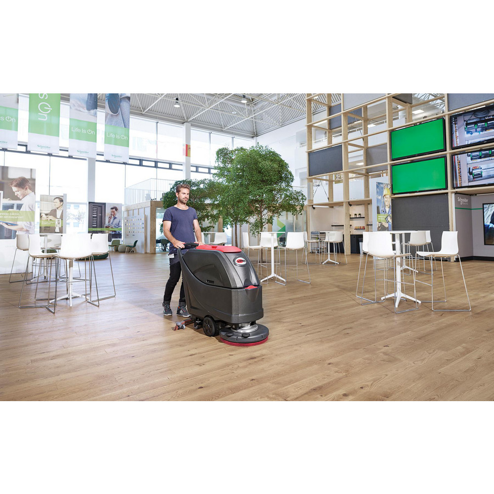 Nilfisk Floor Buffers, Polishers & Scrubbers: Product Type: Floor Scrubber; Power Source: Battery; Cleaning Width: 20 in - AS5160TO-TPPL