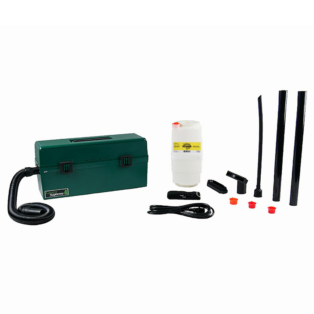 Atrix Omega Green Supreme HEPA Vacuum, 1,000 Hour Rated Ametek  Advantek II Motor, 10’ Detachable Power Cord, 1 gal Capacity - VACGRNS