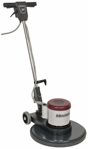 Minuteman Floor Burnisher: 20" Cleaning Width, 1.5 hp, 175 RPM - FR20115-11