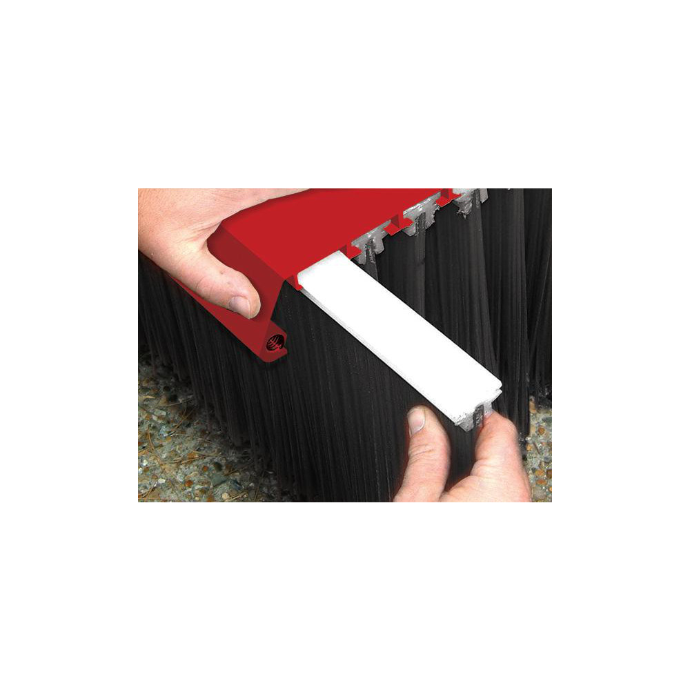 Trynex VALUSWEEP Forklift Sweeper Broom: Light Duty, Indoor, 60 in x 8 in, 5 Rows, Polypropylene - VSB-060