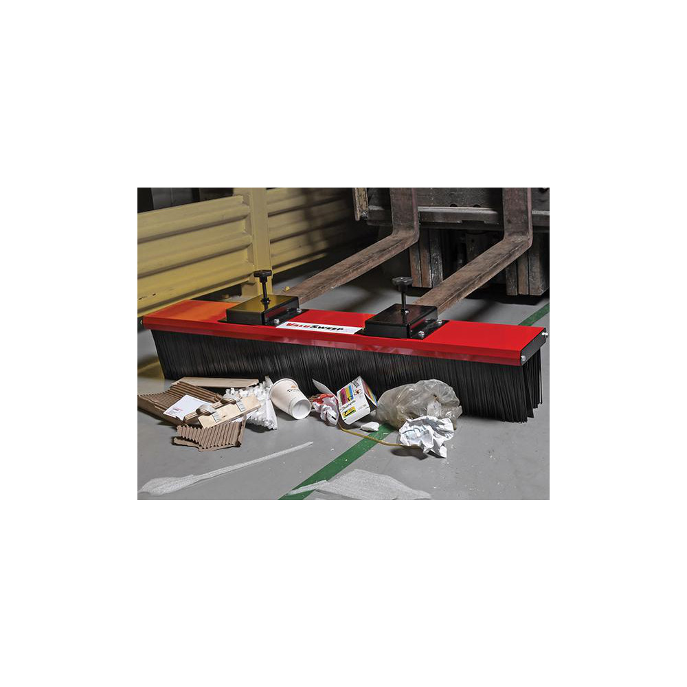Trynex VALUSWEEP Forklift Sweeper Broom: Light Duty, Indoor, 60 in x 8 in, 5 Rows, Polypropylene - VSB-060