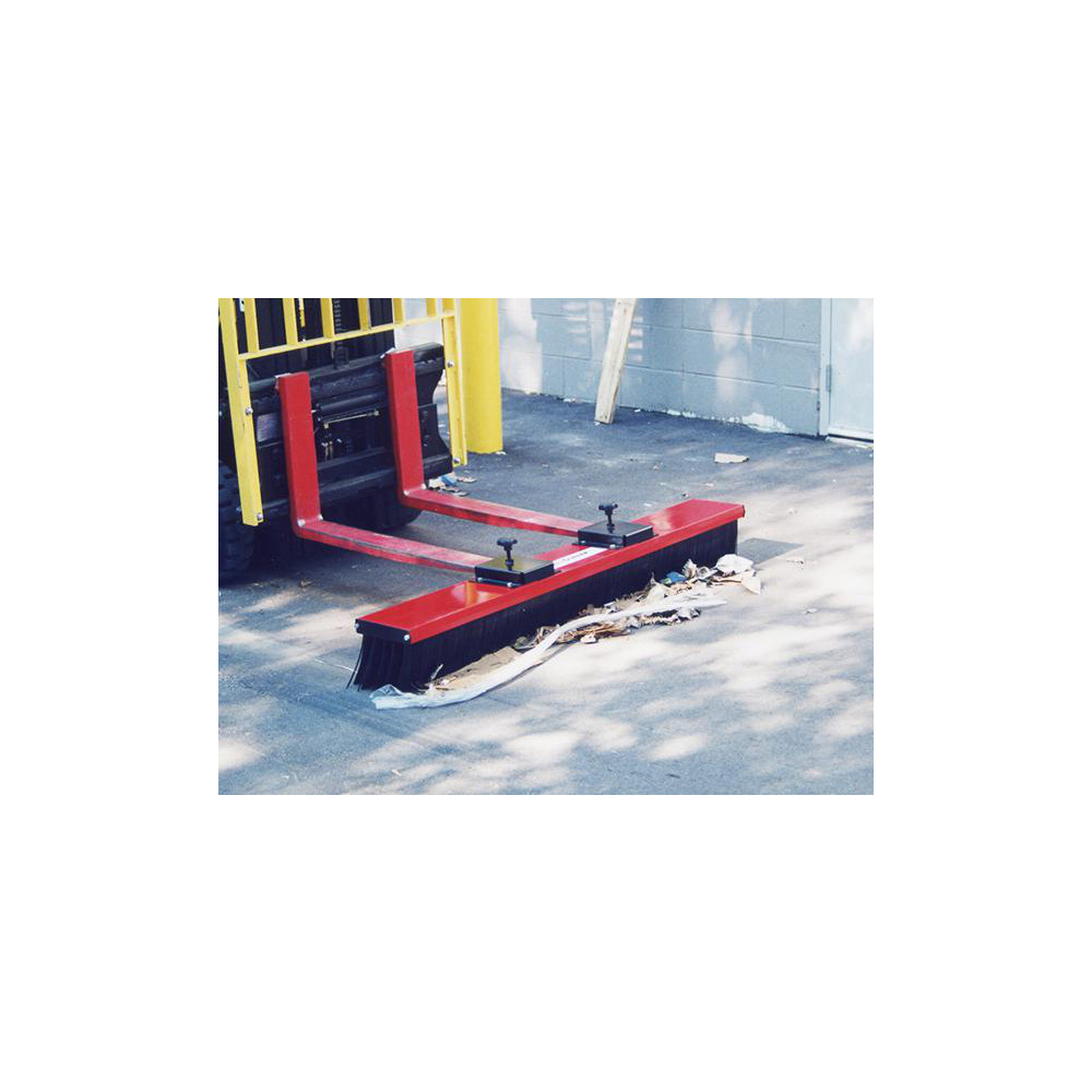 Trynex VALUSWEEP Forklift Sweeper Broom: Light Duty, Indoor, 60 in x 8 in, 5 Rows, Polypropylene - VSB-060