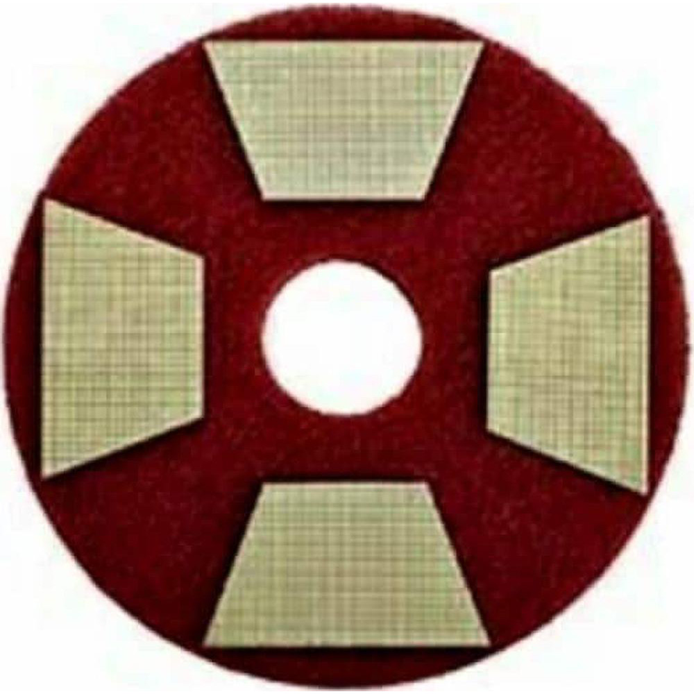 3M 3M™ Trizact™ Diamond TZ Abrasive Strips, Red, 4 Pads/Carton, 4 Cartons/Case - 7100135856