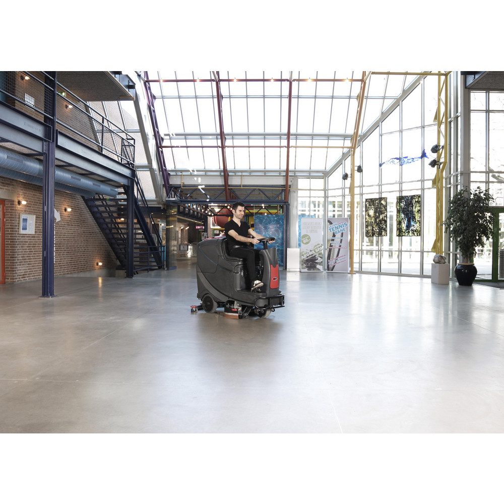 Nilfisk Floor Buffers, Polishers & Scrubbers: Product Type: Floor Scrubber; Power Source: Battery; Cleaning Width: 32 in - AS850R-TPPL