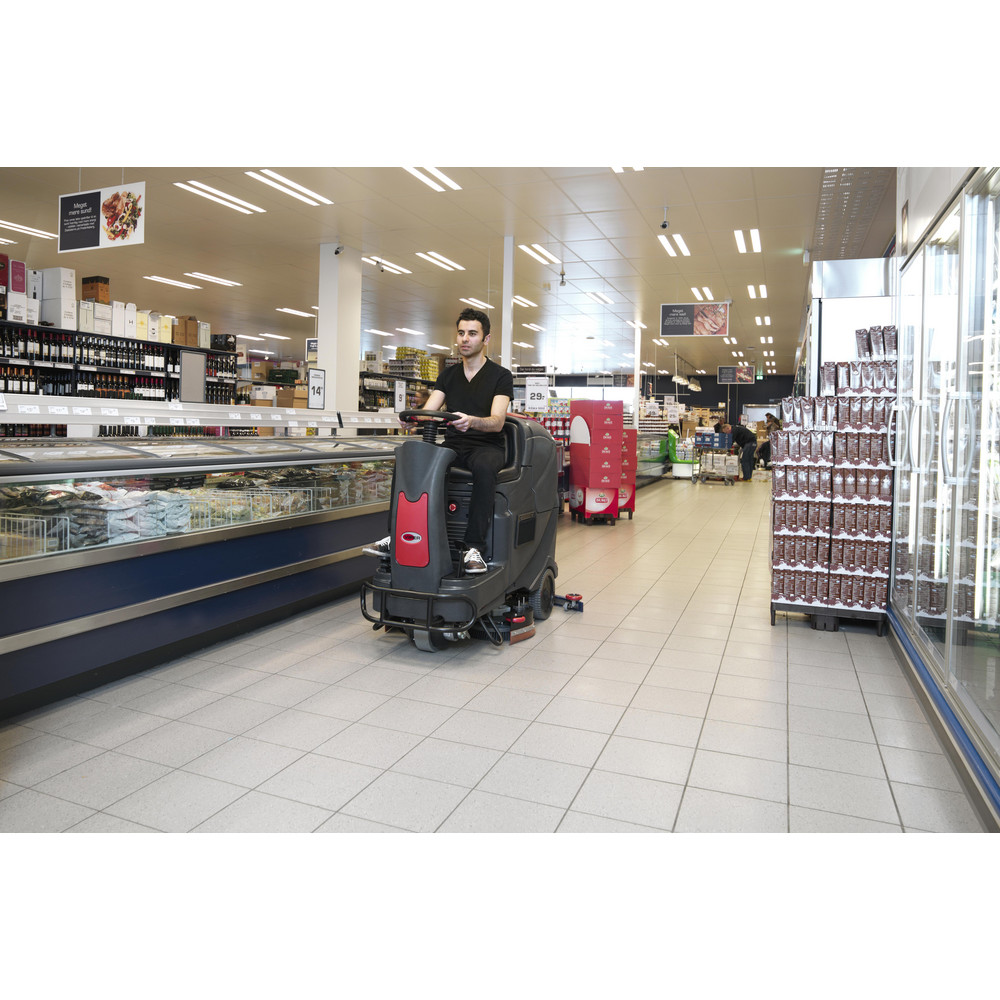Nilfisk Floor Buffers, Polishers & Scrubbers: Product Type: Floor Scrubber; Power Source: Battery; Cleaning Width: 32 in - AS850R-TPPL
