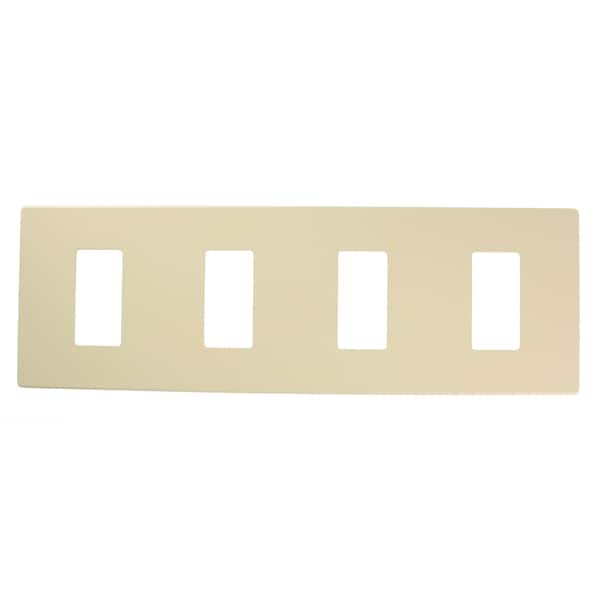 Leviton Dimmer Switch Renii Plate-0N4W0Fn-Ivr - AWP00-4I
