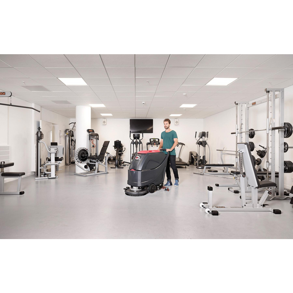 Nilfisk Floor Buffers, Polishers & Scrubbers: Product Type: Floor Scrubber; Power Source: Battery; Cleaning Width: 20 in - AS5160T-TPPL