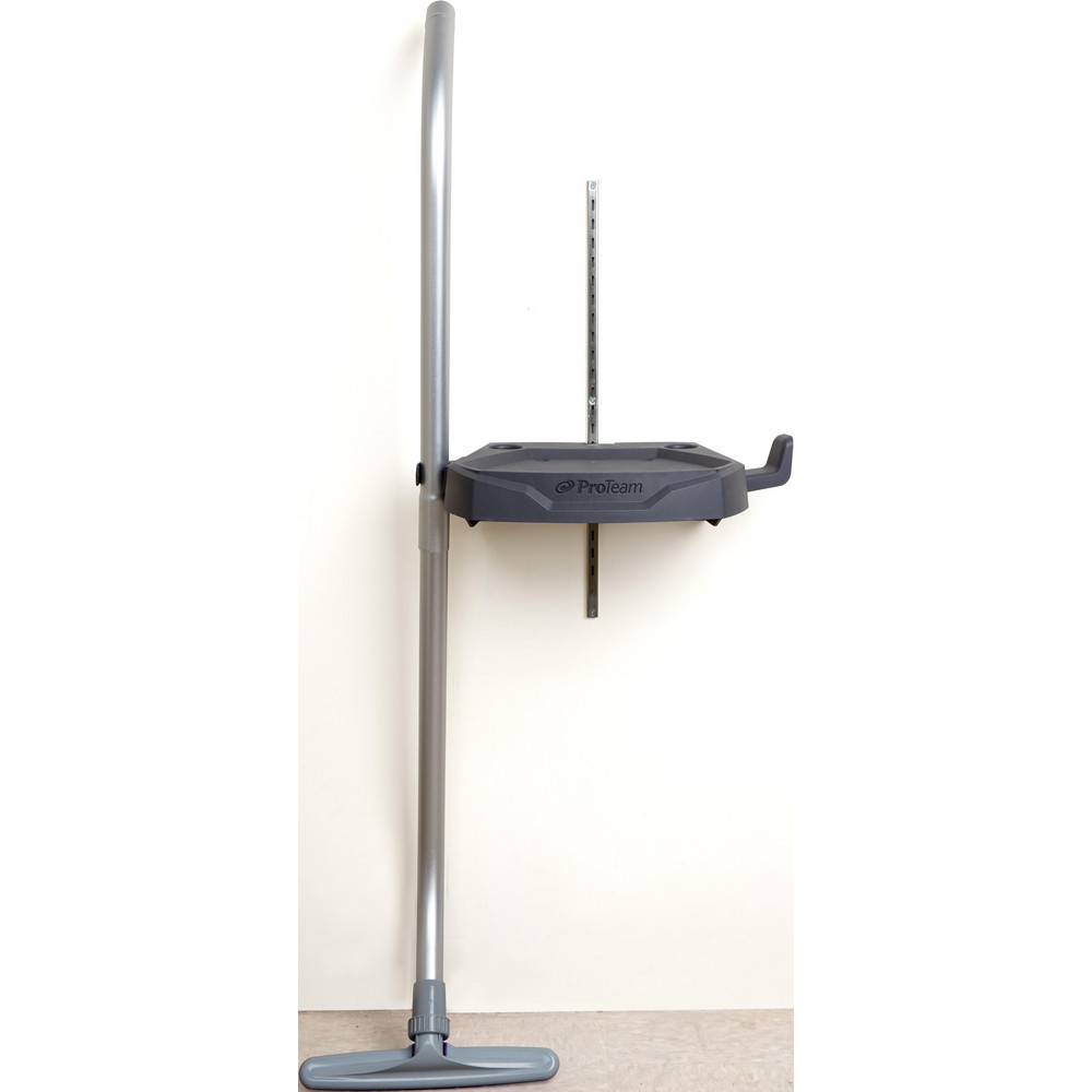 ProTeam Vacuum Cleaner Repair Parts: Part Type: Vac Station w/One Shelf; Compatible Vacuum Type: Backpack Vacuum; For Use With: Super Coach Pro, ProVac FS 6, GoFit Corded Series, GoFit Cordless Series, Legacy Backpack Models, GoFree Flex Pro II - 107793