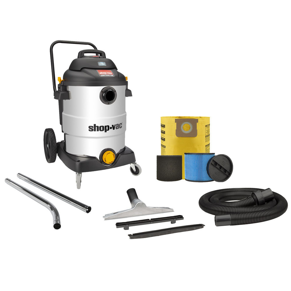 Shop-Vac Shop-Vac 16 Gallon 6.5 Peak HP Stainless Steel Contractor Series Wet / Dry Vacuum - 9627806