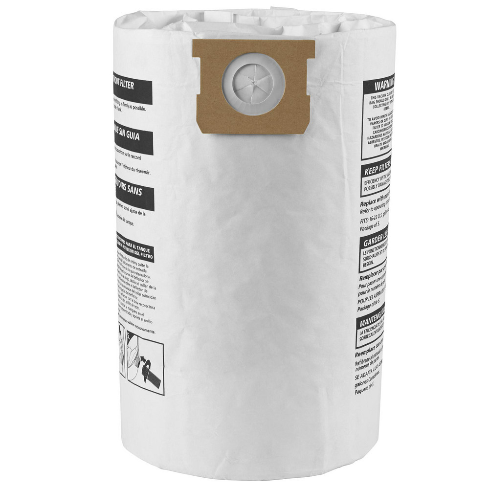 PRO-SOURCE Pack of 3 Meltblown Polypropylene & Paper Vacuum Bags - PAP683