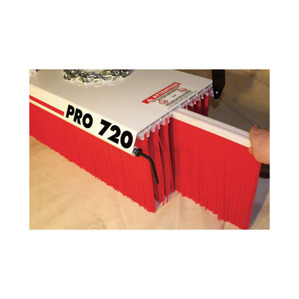 Sweepex SWEEPEX Mega Series Replacement Brushes: Heavy Duty, 60" x 11", 11 Rows, Polypropylene - MBK-720