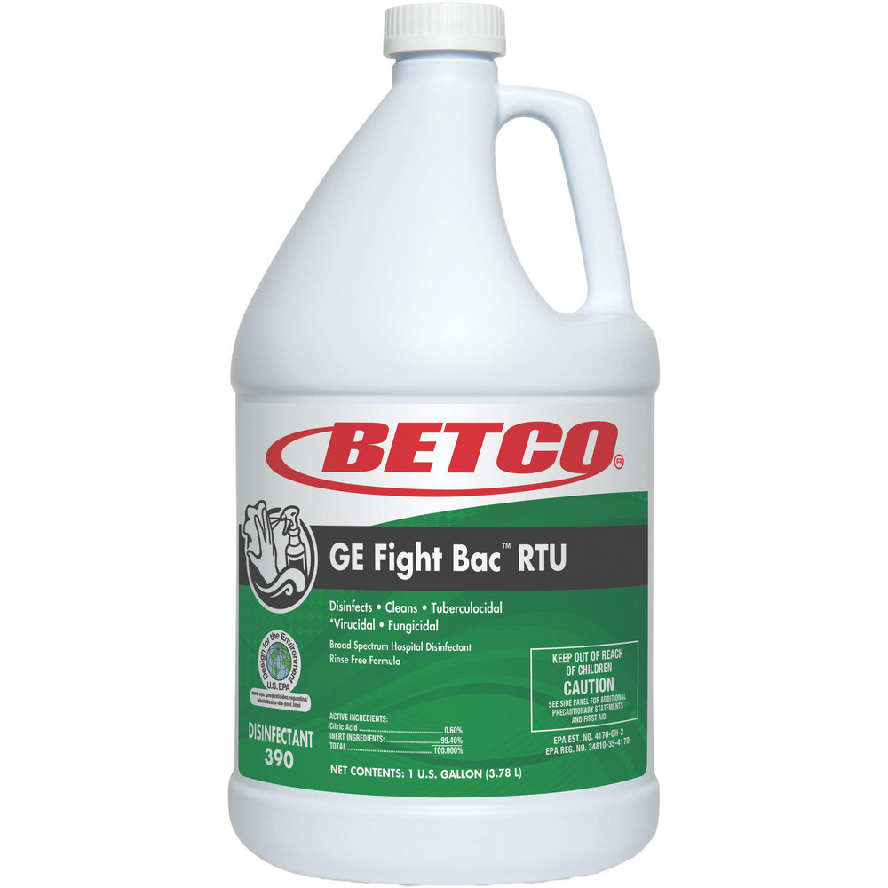 Betco All-Purpose Cleaner: 1 gal, Bottle, Disinfectant - BET3900400EA