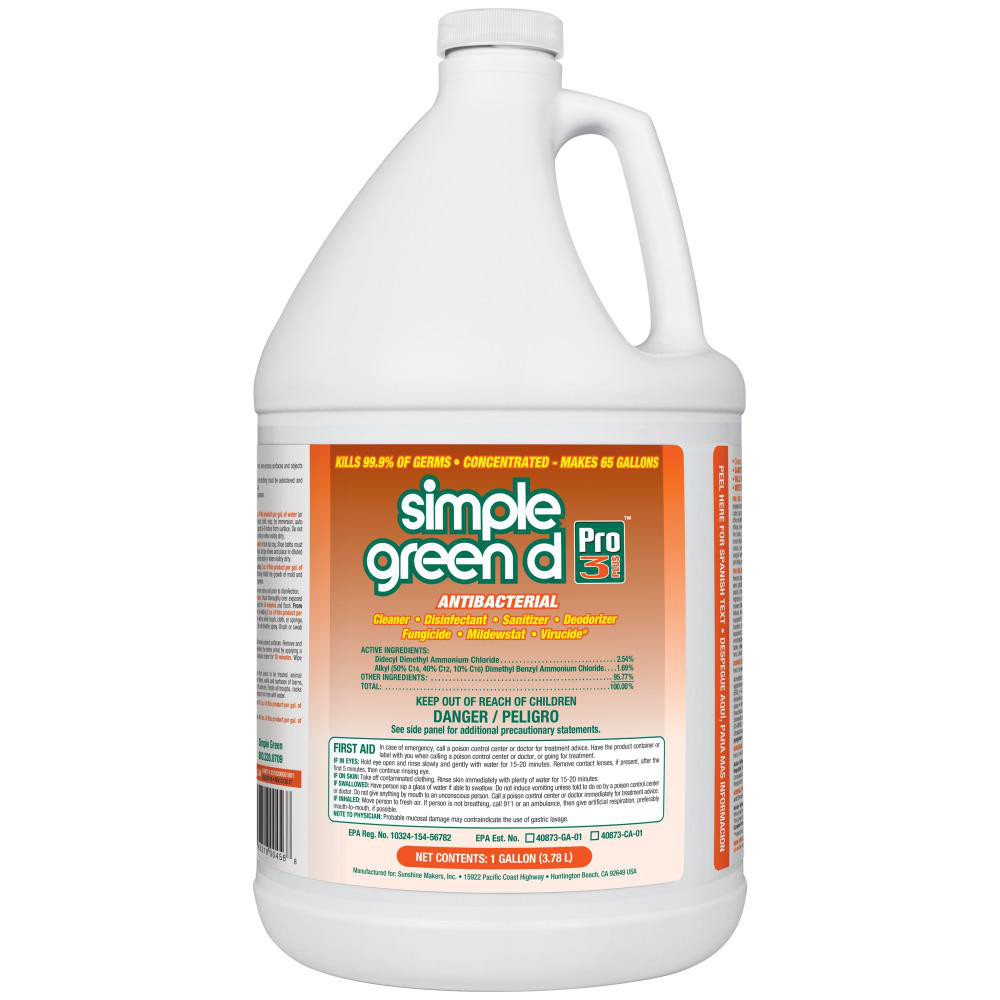 ZEP Apriza II Oxidizing All-Purpose Cleaner & Sanitizer, 1 gal, Lemongrass Scent, 4/Case - 125124
