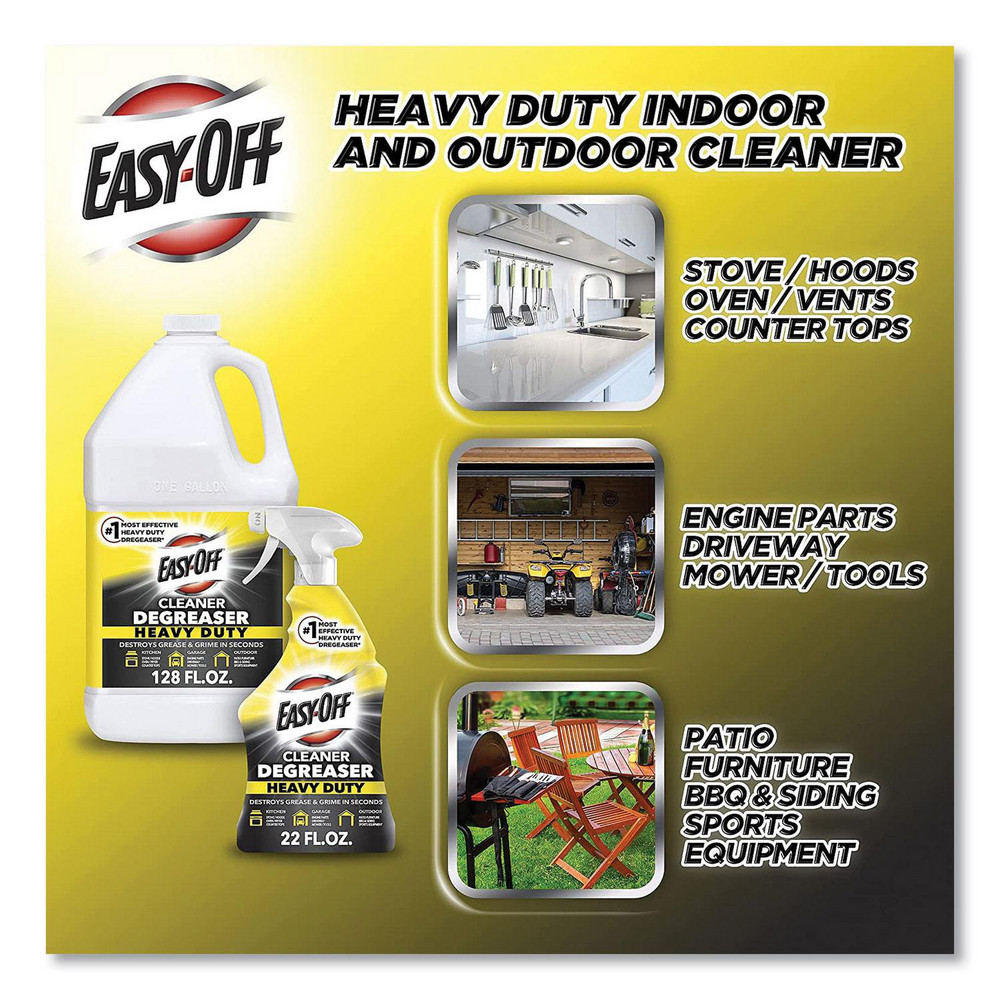 Easy-Off Heavy Duty Cleaner Degreaser, 32 oz Spray Bottle - RAC99624EA