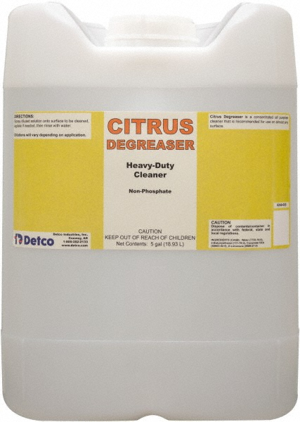 Detco Cleaner & Degreaser: 5 gal, Drum - 0249-C05