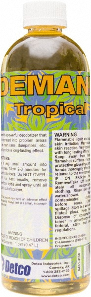 Detco Demand, 16oz Bottle w/ Sprayer, Deodorizer, Tropical Scent - 0481-P06