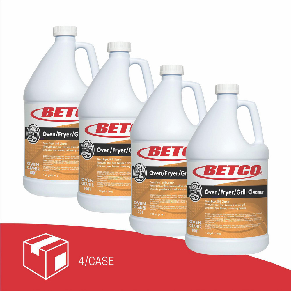 Betco Oven Cleaners: Liquid, Bottle, 1 gal, Yes - BET10010400