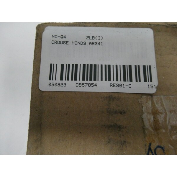 Crouse Hinds Arktite 4P 4W 30A Amp 600V-Ac Receptacle - AR341