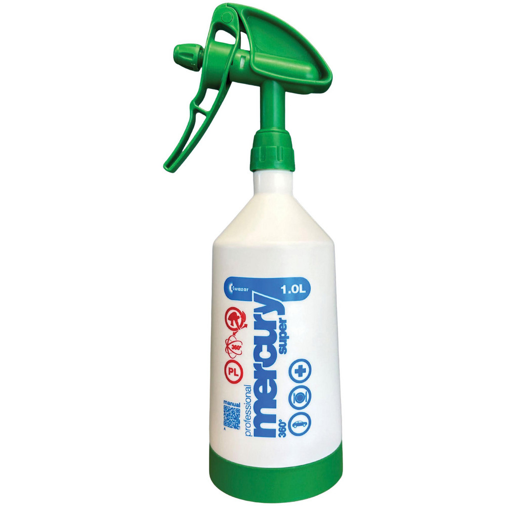 Kwazar Spray Bottles & Triggers: Product Type: Spray Bottle with Trigger; Dispensing Type: Mist; Container Capacity: 1 L - 084524