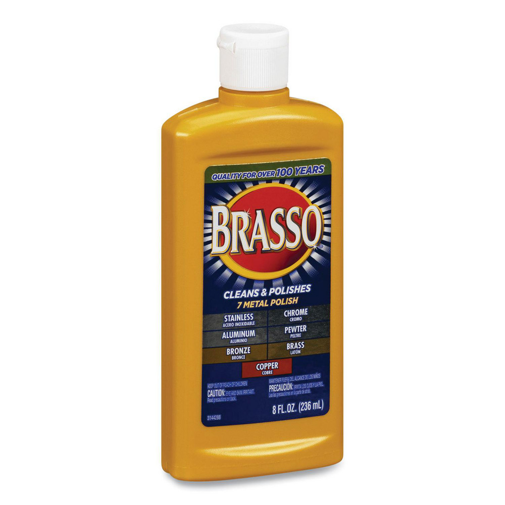 Brasso Metal Surface Polish, 8 oz Bottle, 8/Carton - RAC89334