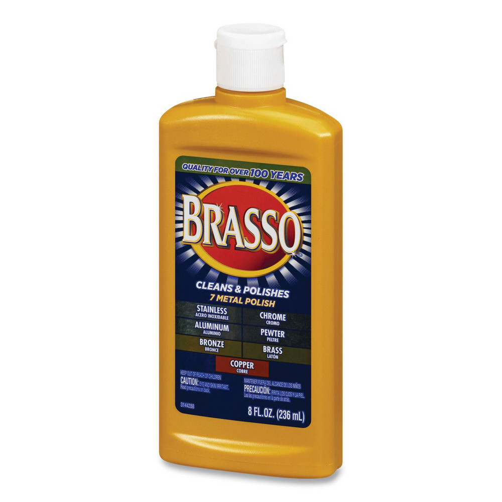 Brasso Metal Surface Polish, 8 oz Bottle, 8/Carton - RAC89334